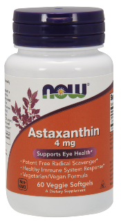 Astaxanthin supports retinal and overall ocular health..